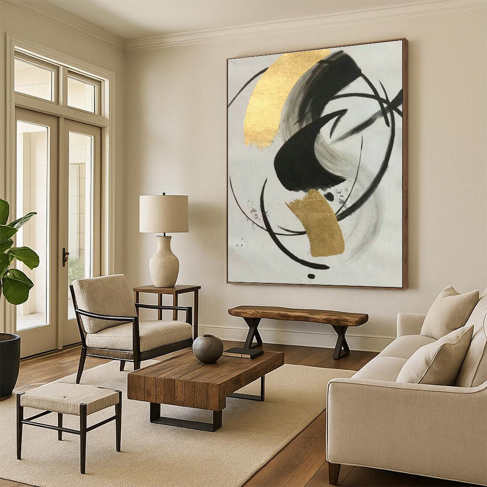 Monumental, Augmented - Reality Custom Abstract Art for Office Innovation DLZ0468