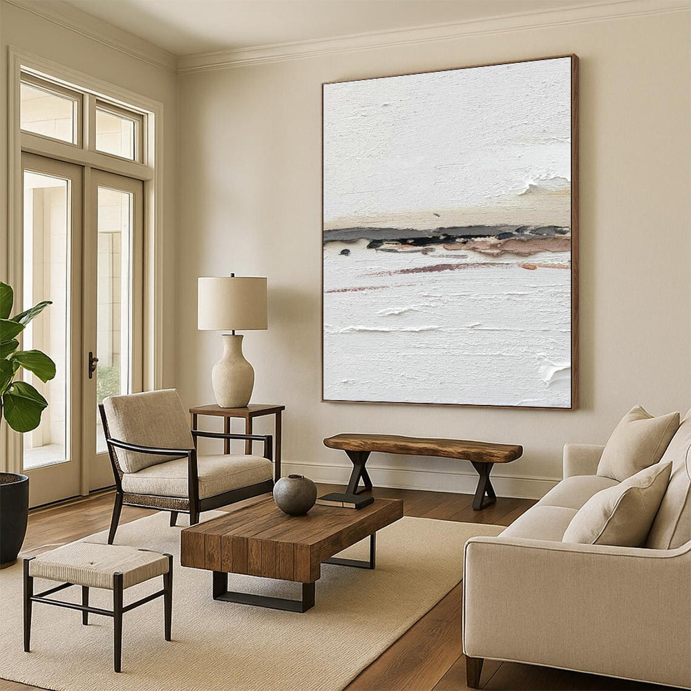 Oversized Handmade Abstract Canvas for Bedroom & Office Corridor DLZ2364