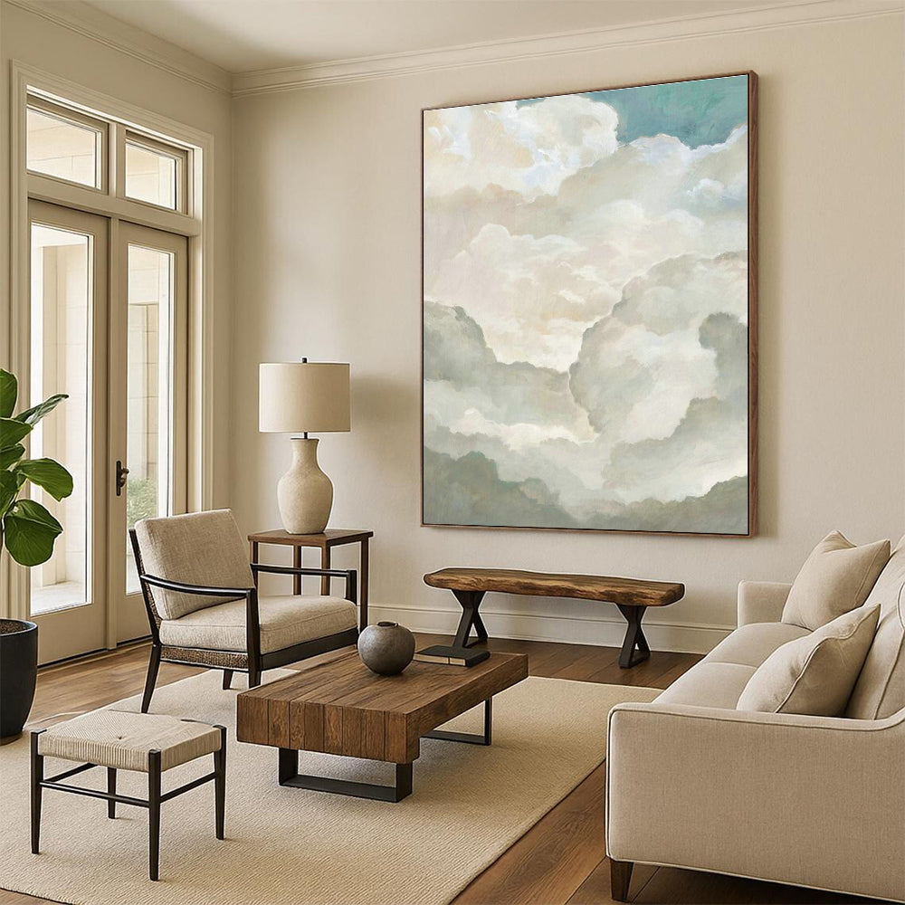 Tremendous Custom Hand - Painted Abstract Paintings for Bedroom Balcony Retreats & Office Rooftop Gardens DLZ0616