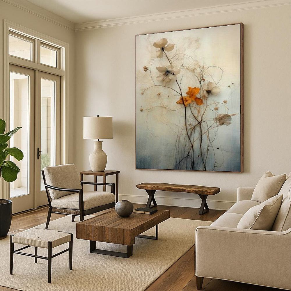 Oversized Custom Hand - Painted Abstract Artwork for Bedroom Retreats DLZ0380