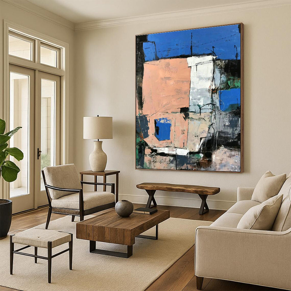 Custom Abstract Paintings for Bedroom and Entryway DLZ0765
