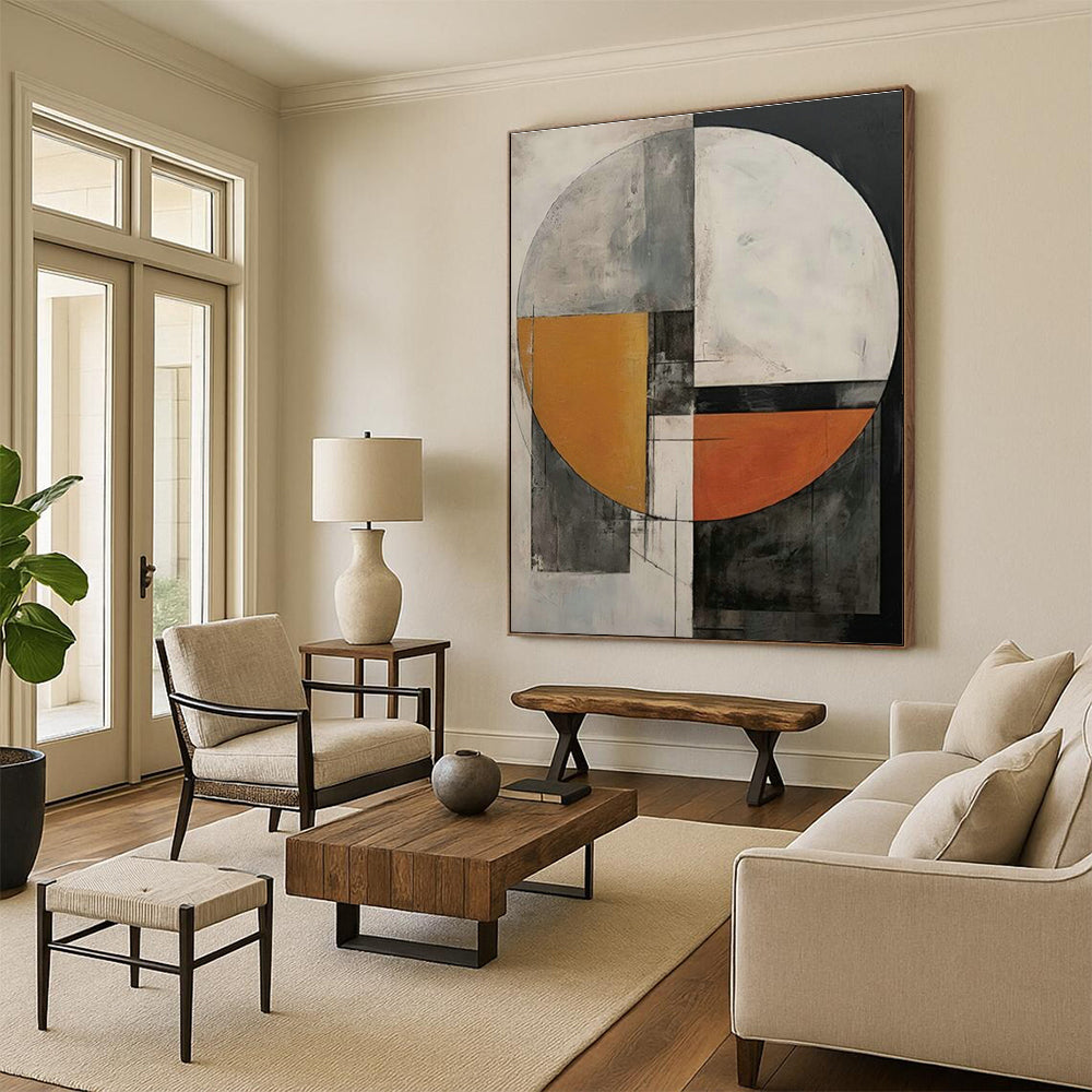 Customization of Large - sized Hand - Painted Abstract Paintings for Bedroom, Enjoy an Artistic Life DLZ0378