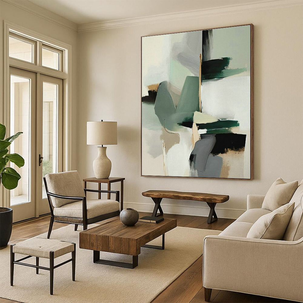 Hand-Crafted Abstract Wall Decor for Dining Room and Cottage Entryway DLZ1626