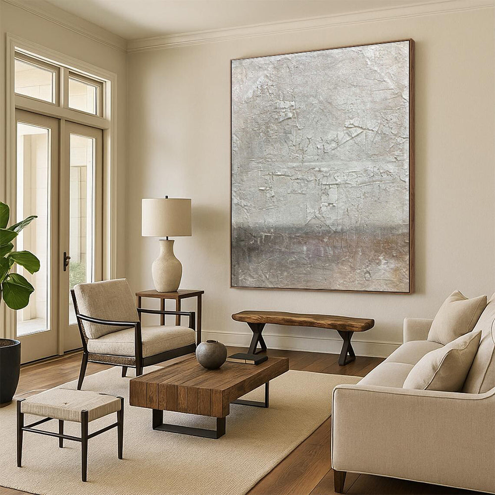 Gigantic Custom-Fit Handmade Abstract Painting for Dining Room & Hallway DLZ2191