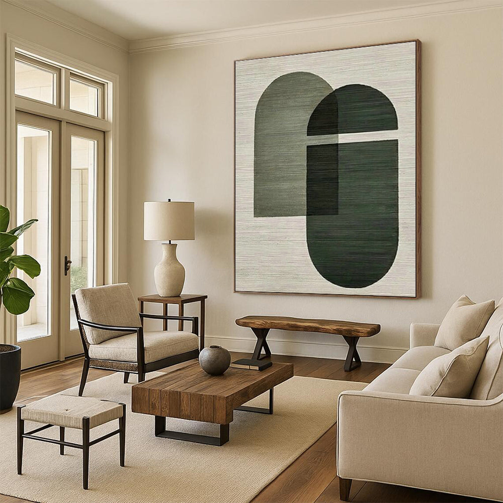 Handmade Abstract Wall Art for Bedroom and Cottage Living Room DLZ1519