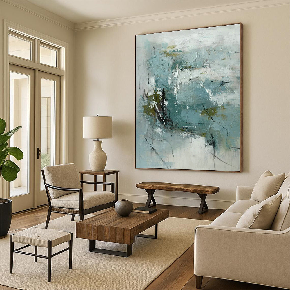 Hand - Painted Custom Abstract Paintings for Bedroom & Dining Room DLZ0558