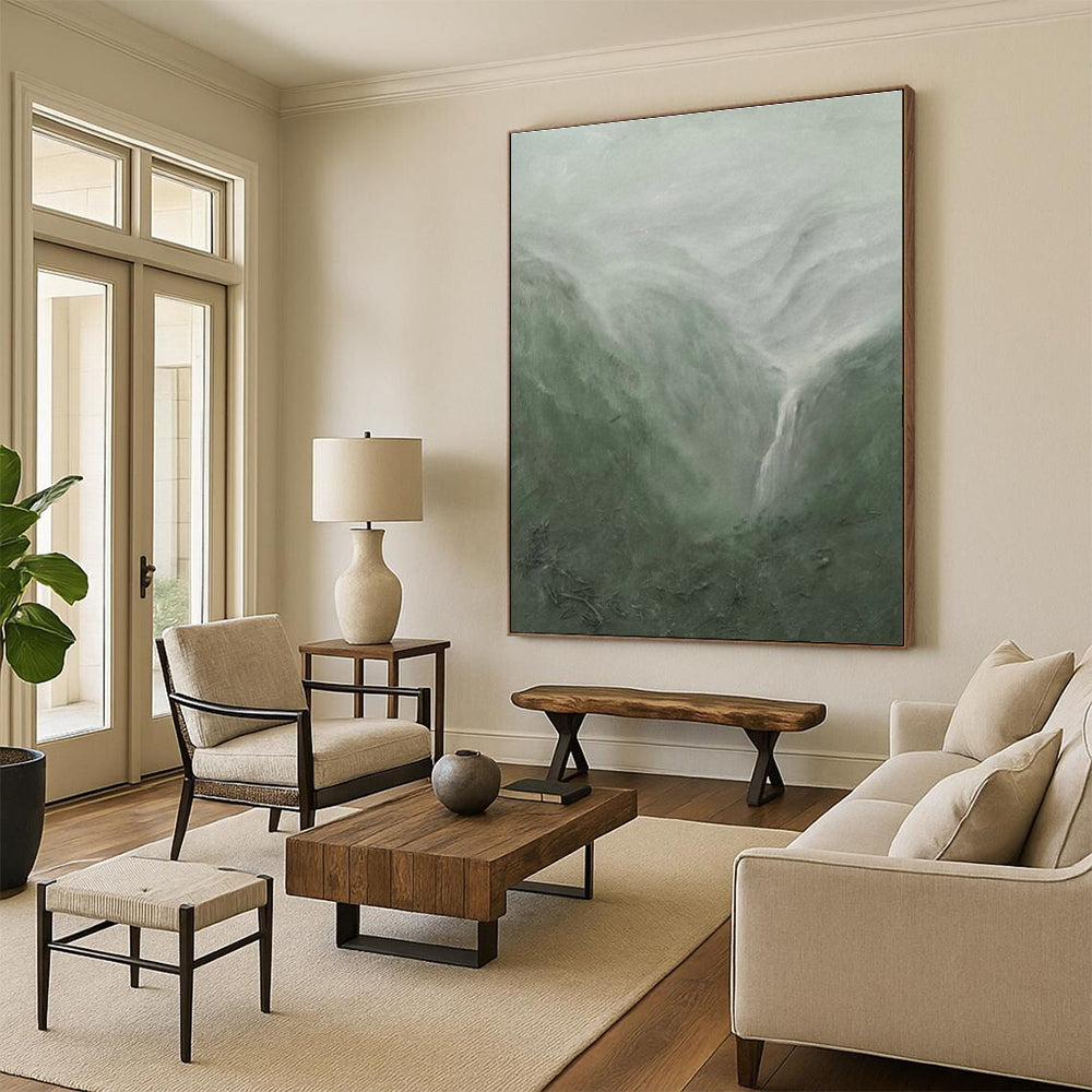 Immense Custom-Built Hand Painted Abstract Canvas for Office & Bedroom DLZ2190