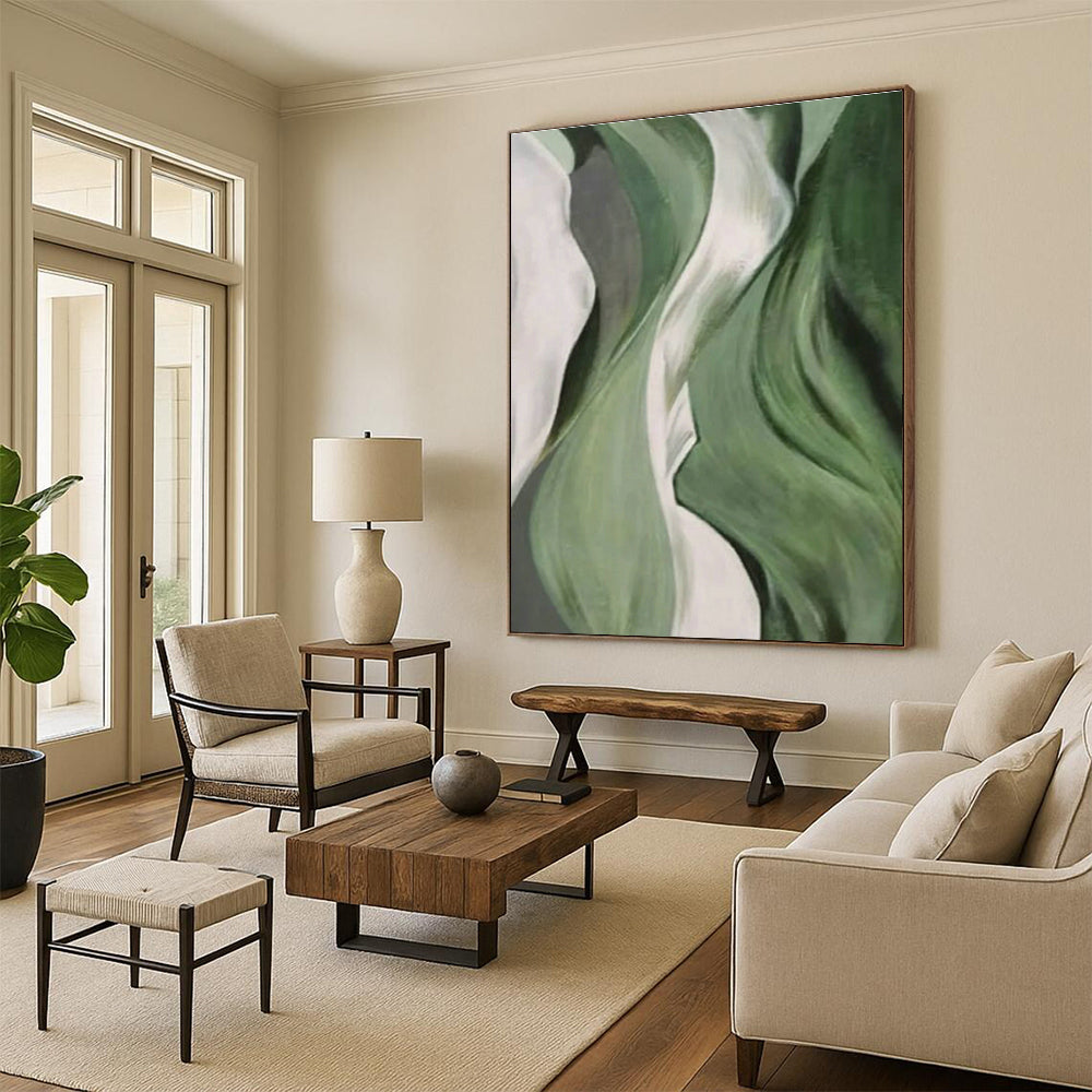 Monumental Custom Abstract Canvas for Bedroom & Office DLZ1061