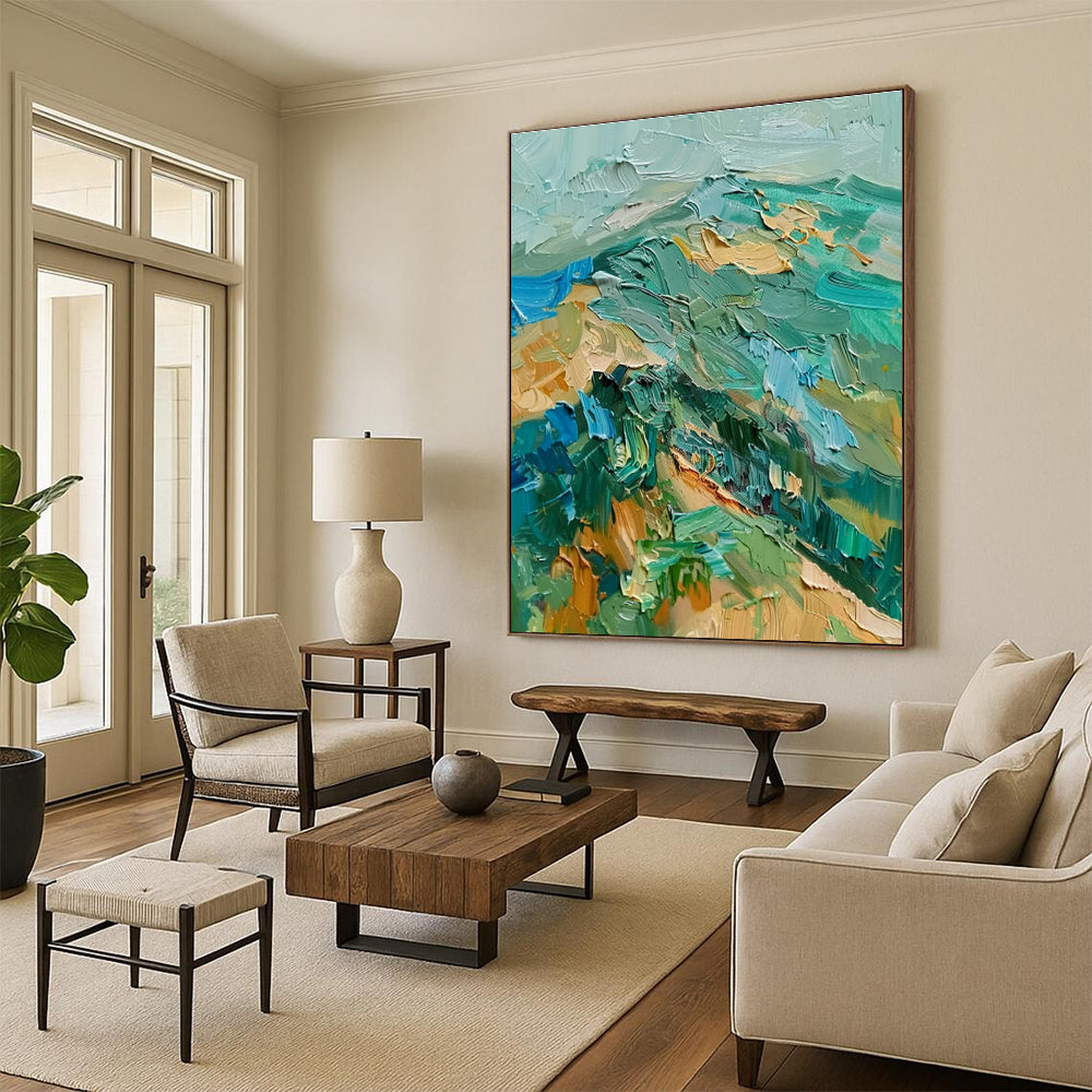 Gigantic - Depth Custom Abstract Paintings for Living Room Sophistication DLZ0439