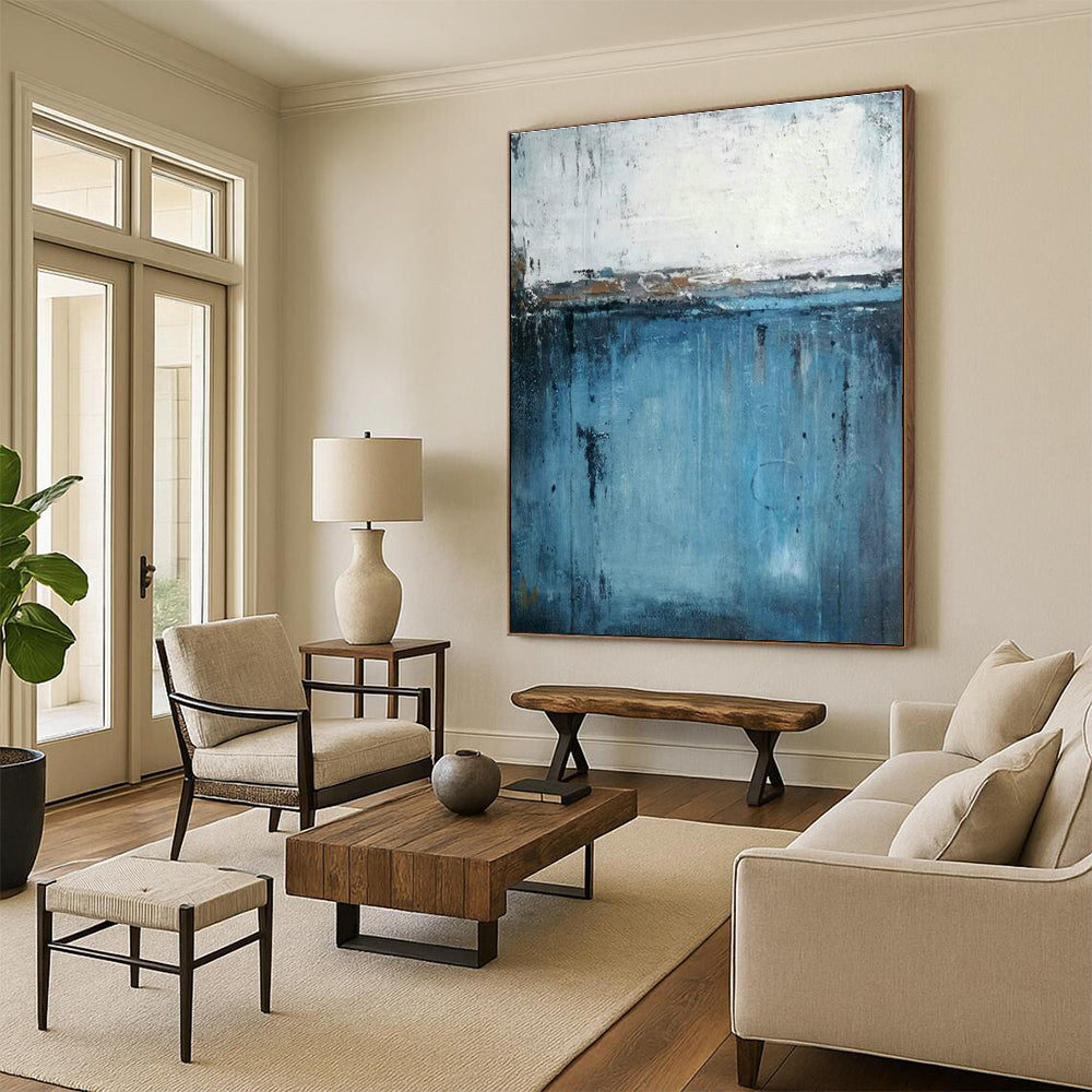 Original Hand-Painted Abstract Painting for Living Room Photo Frame Wall & Bedroom Jewelry Dish Niche DLZ1770