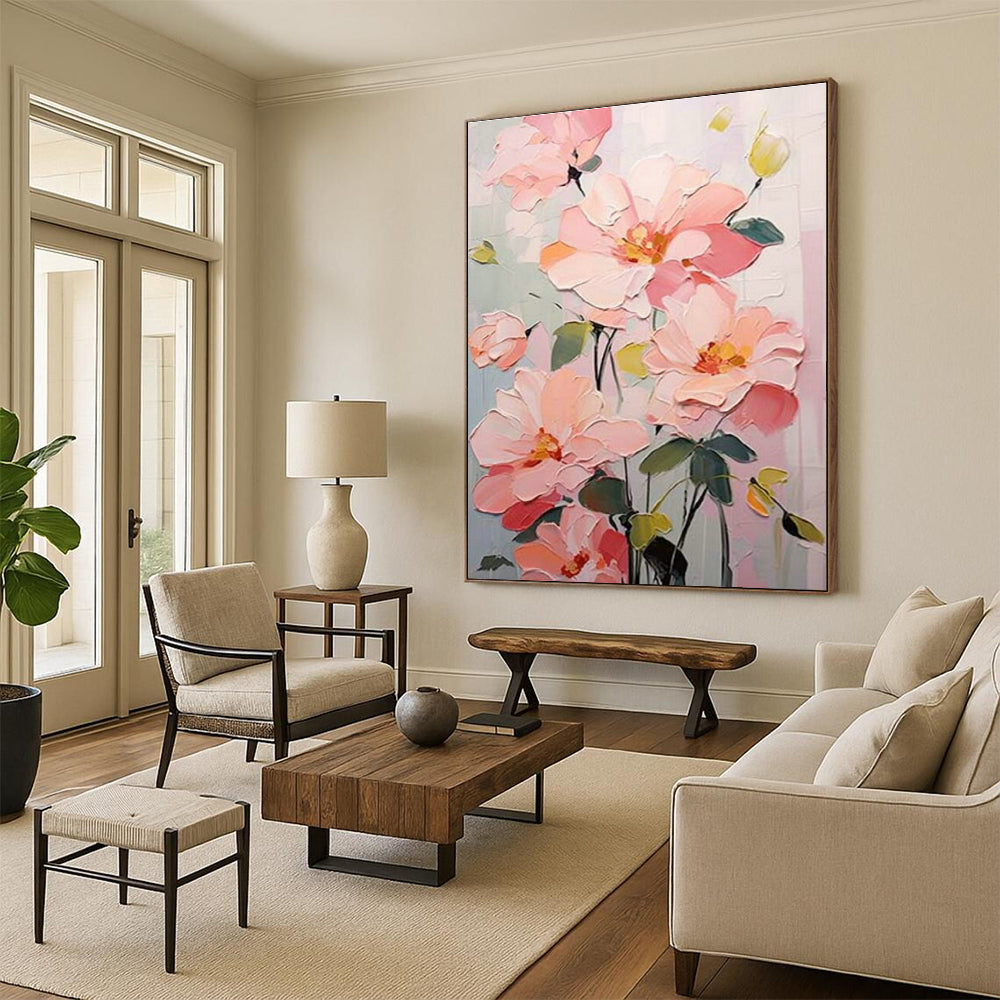 Original Handmade Abstract Canvas for Hallway and Dining Room DLZ1535
