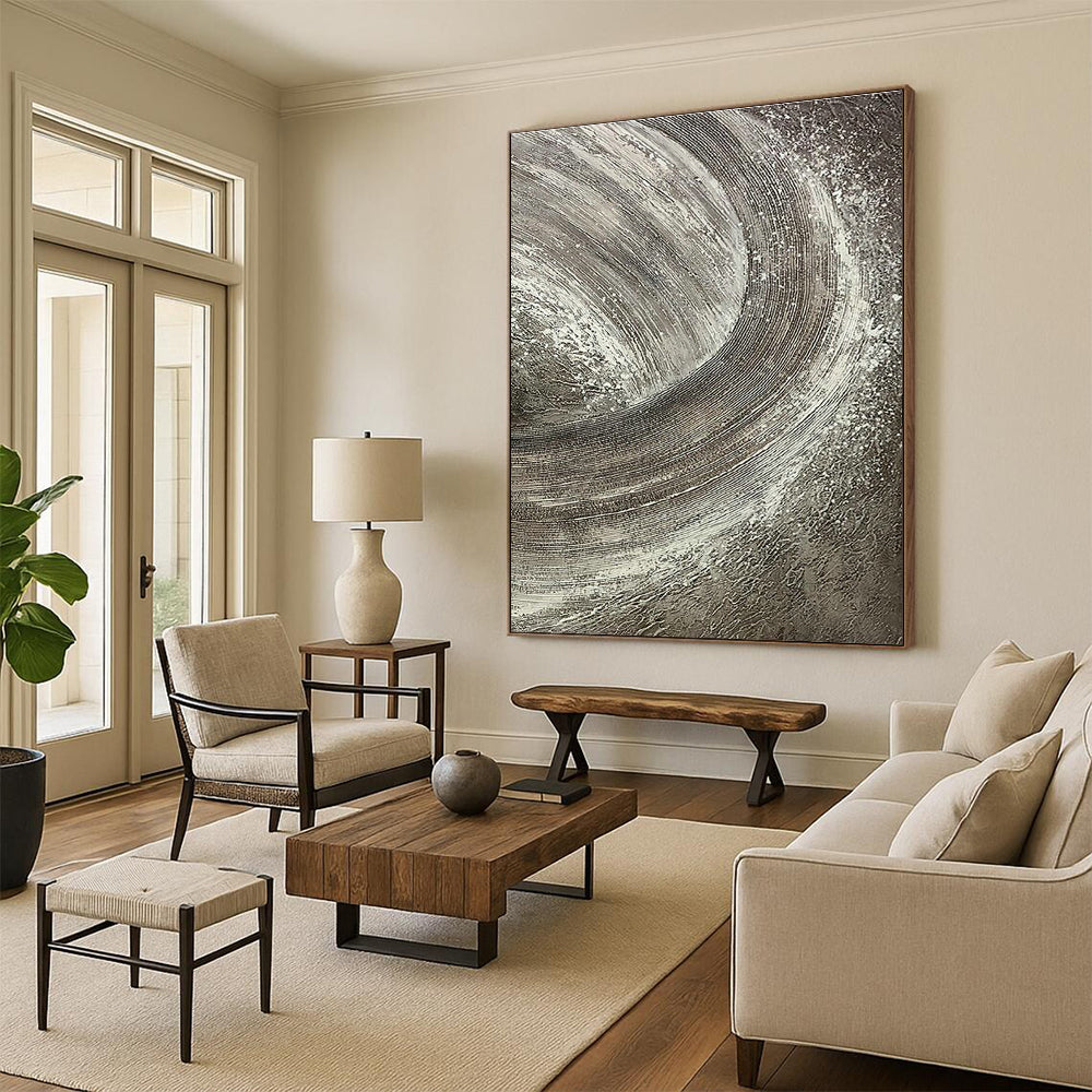 Stupendous Custom-Sized Hand Painted Abstract Artwork for Entryway & Hallway DLZ2242