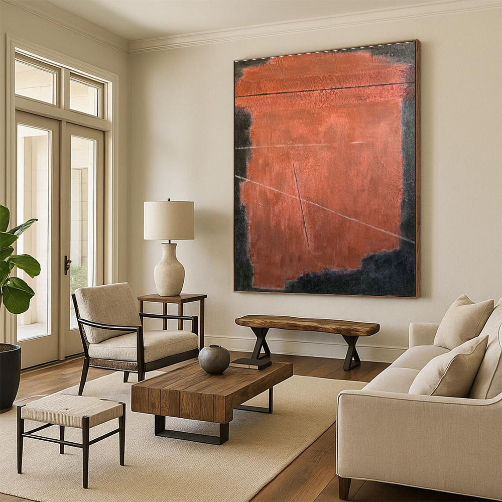 Hand - Painted Abstract Murals for Hallway and Entryway DLZ0752
