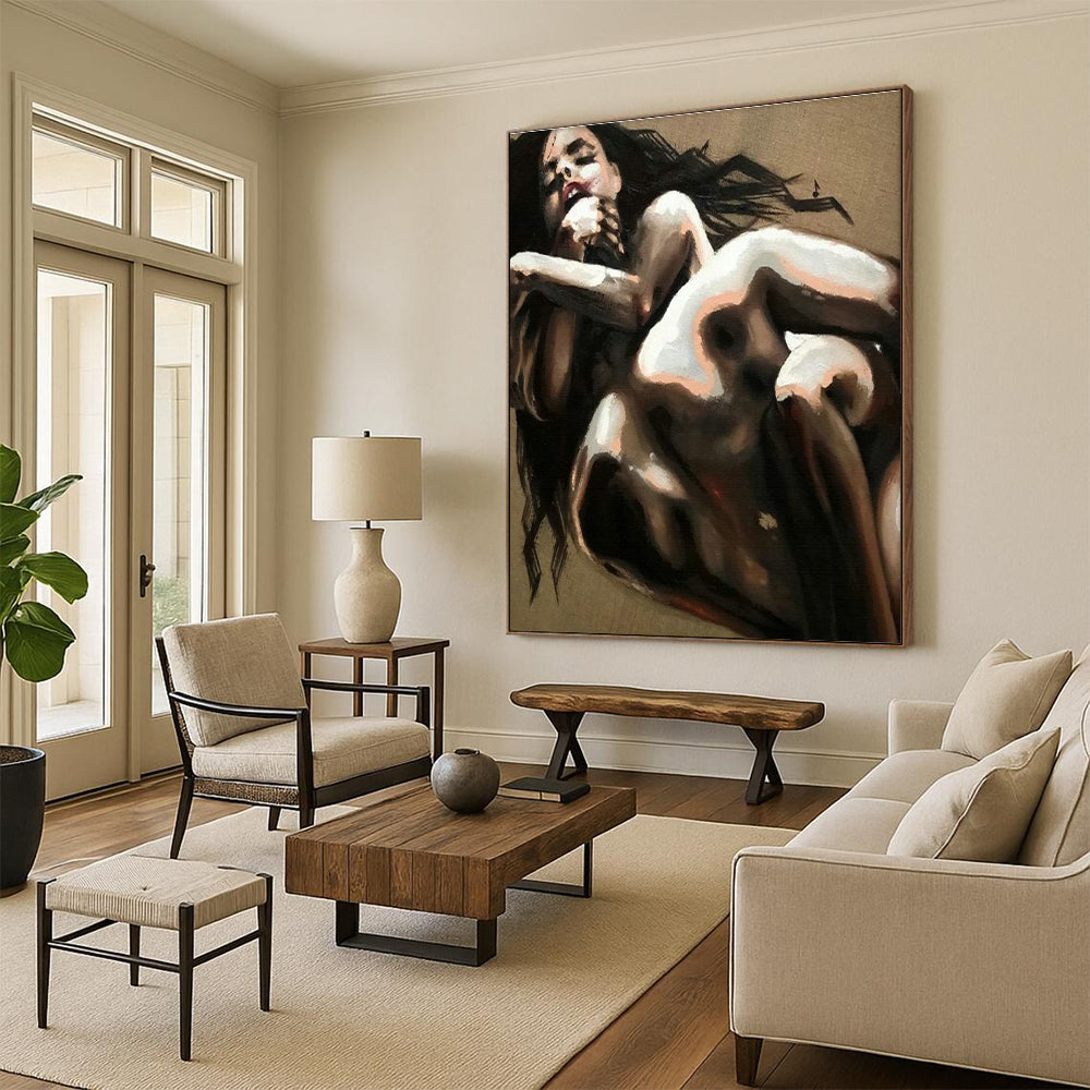 Handmade Abstract Wall Decor for Cottage Living Room & Hallway DLZ2331