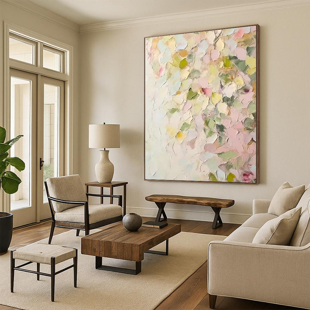 Large - Scale Handmade Abstract Wall Hanging for Living Room & Hallway DLZ1398