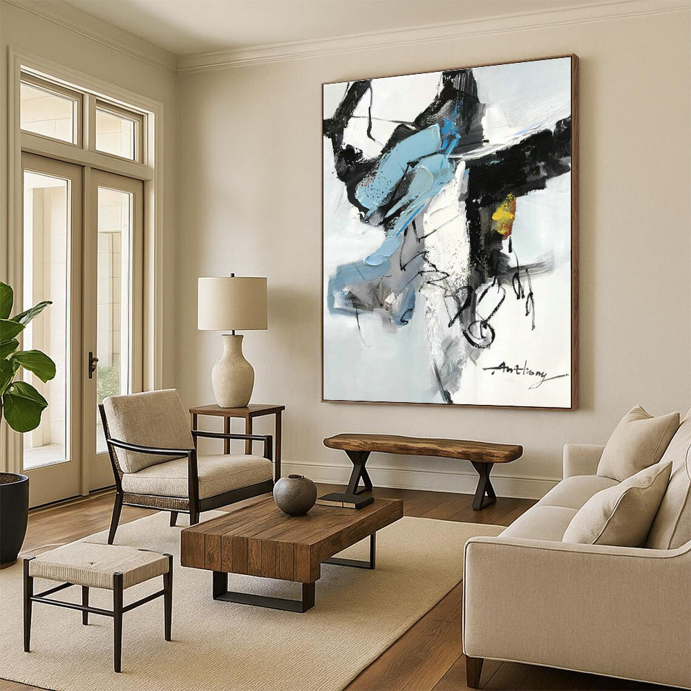 Oversized Abstract Murals for Office Training Rooms and Bedroom Reading Nooks DLZ0792