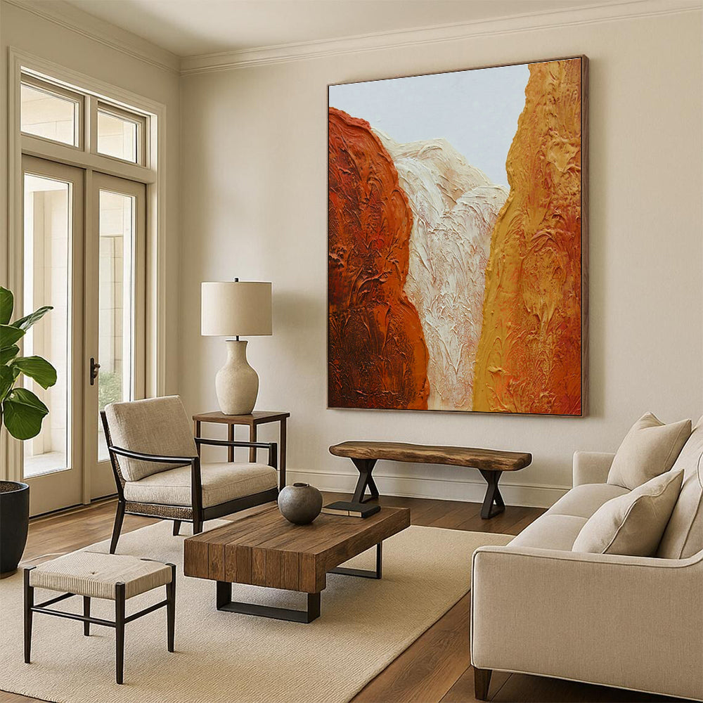 Handmade Abstract Wall Art for Living Room and Cottage Office DLZ1493