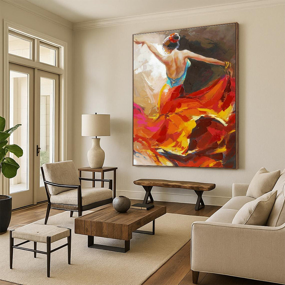 Large Hand Painted Abstract Art for Bedroom & Hallway DLZ2016