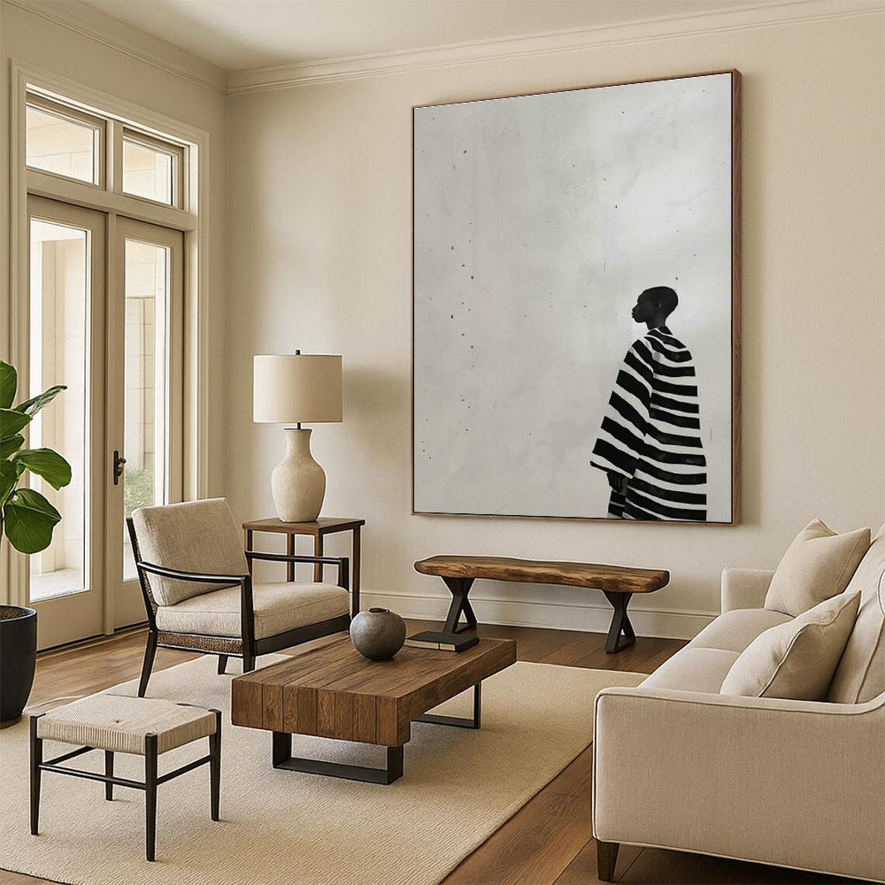 Hand - Painted Custom Abstracts for Cottage Dining Room Breakfast Bars & Hallway Display Cases DLZ0696