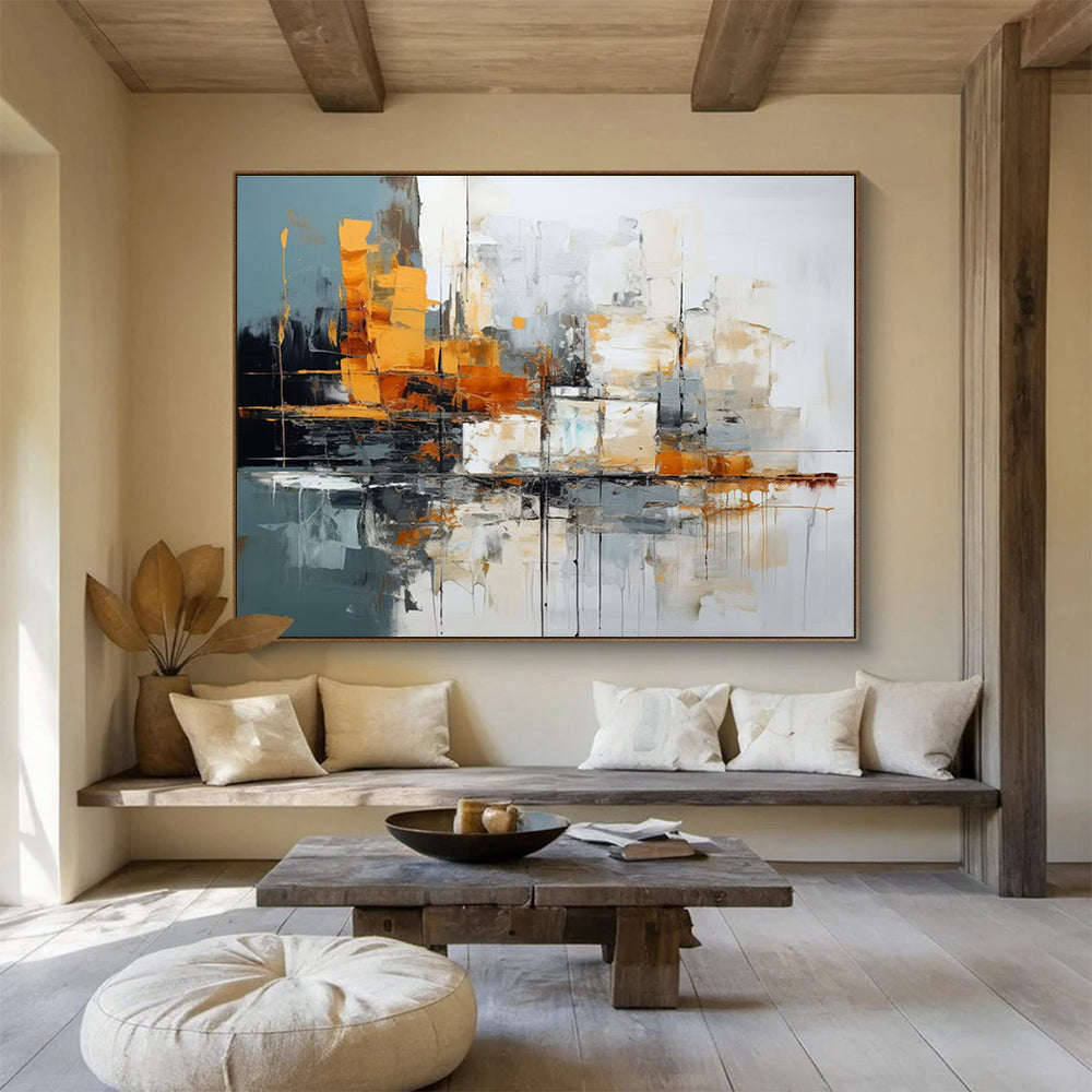 Urban Abstract Landscape Abstract Painting THY002