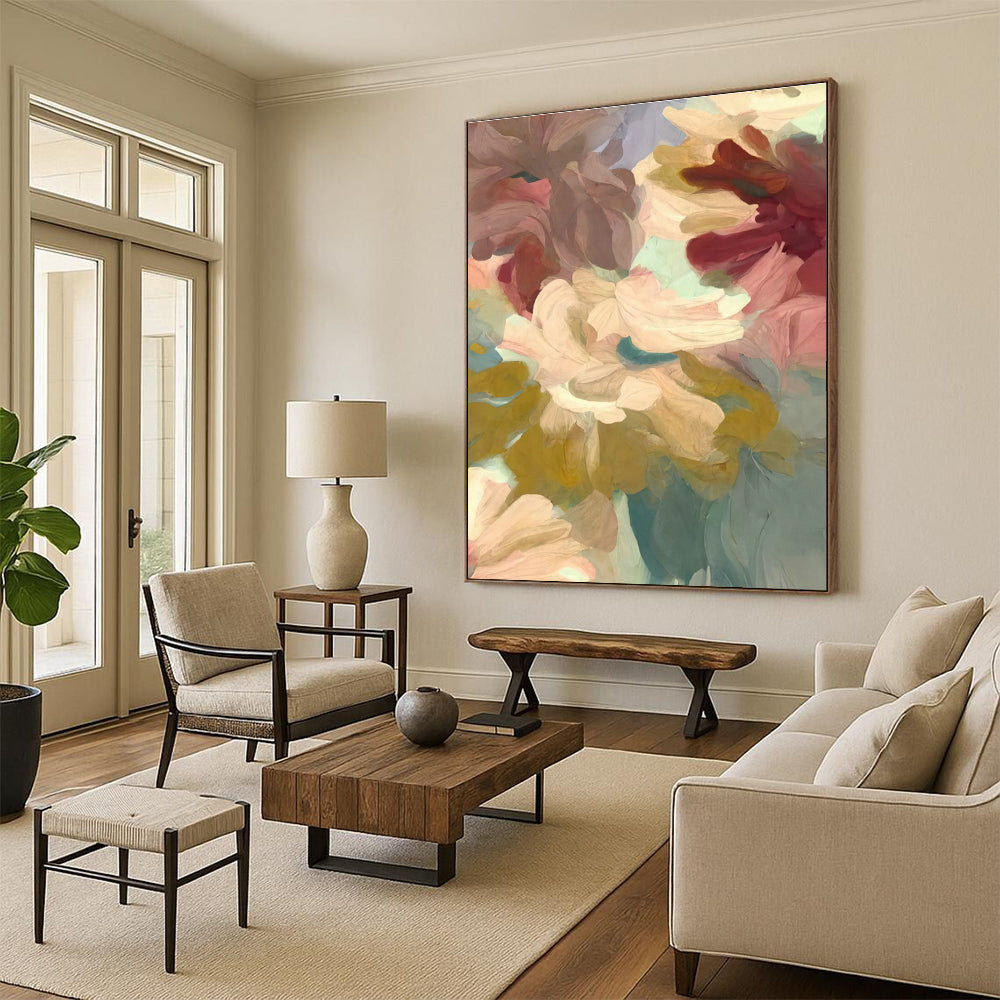 Handmade Large Abstract Painting for Office & Living Room DLZ1360