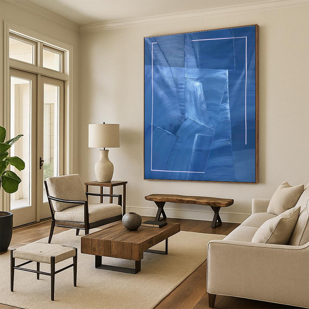 Custom Abstract Paintings for Cottage Living Room and Bedroom DLZ0753
