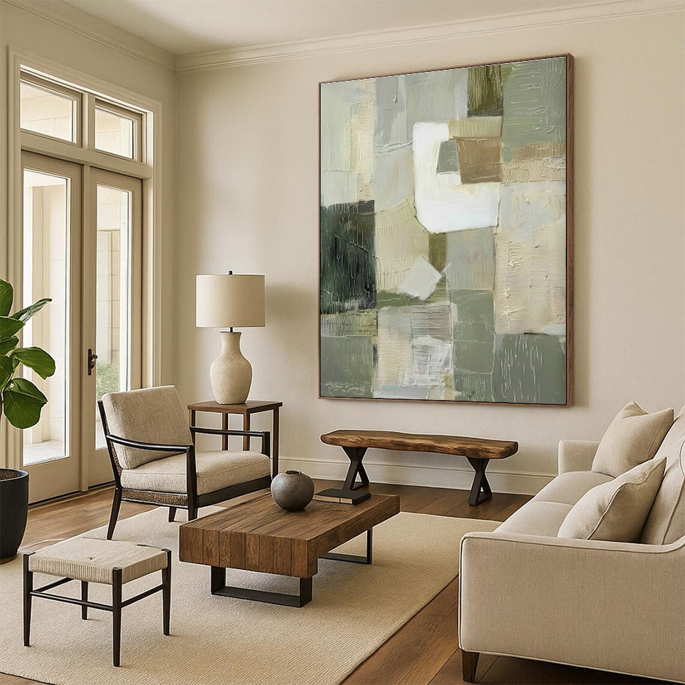 Massive Custom Abstract Paintings for Office Conference Room Podiums & Dining Room Side Chairs DLZ0708