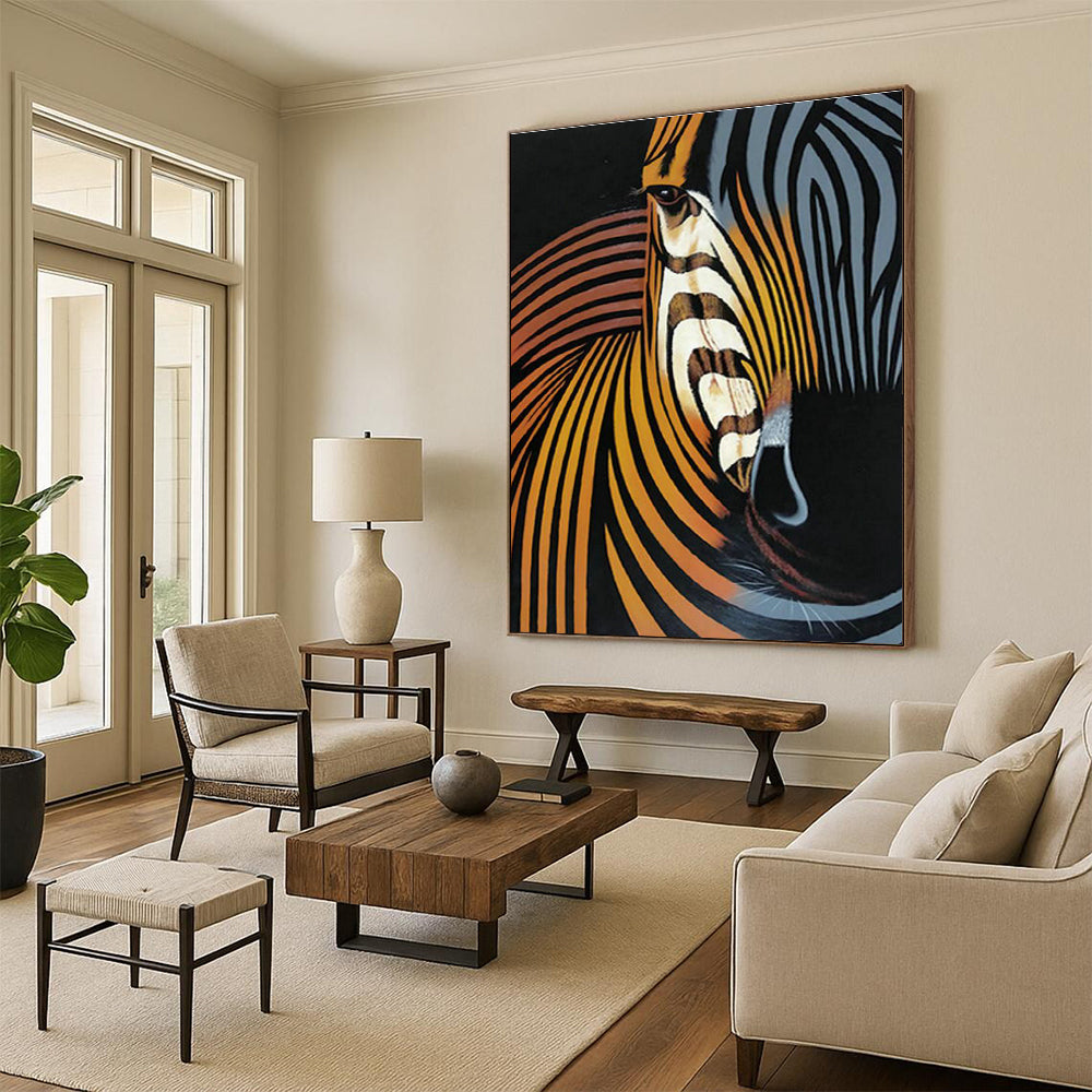 Oversized Custom - Created Hand Painted Abstract Wall Decor for Living Room and Bedroom DLZ2147