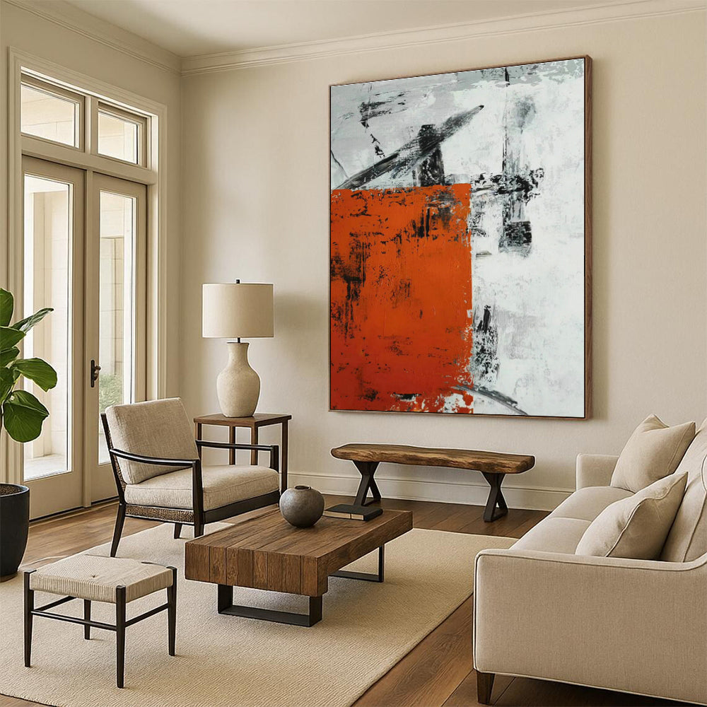Ultra - Extended - Extreme, Smart - Home - Connected Custom Abstract Paintings for Living Room Integration DLZ0512