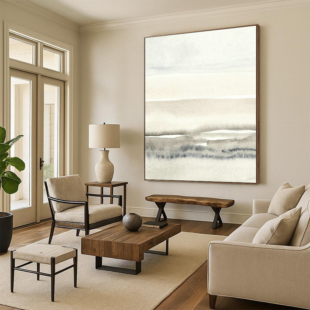 Extra - Large Custom Abstract Canvases for Dining Room Server Carts & Office Copy Room Walls DLZ0715