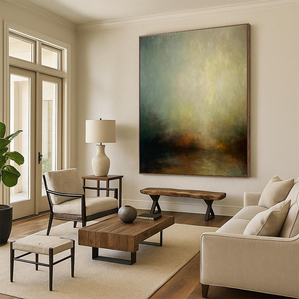 Gigantic Custom-Designed Handmade Abstract Art for Living Room & Hallway DLZ2235