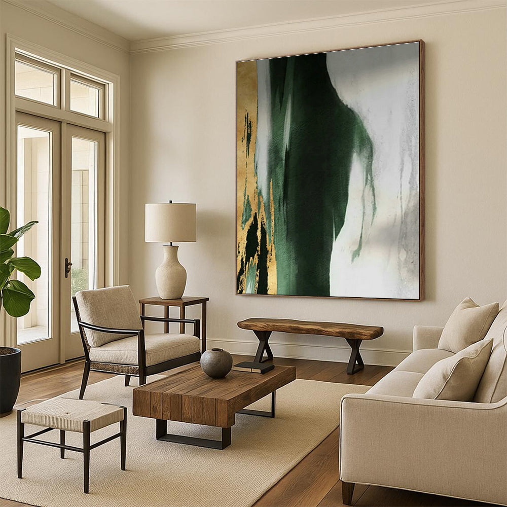 Custom Hand-Painted Abstract Art for Bedroom and Entryway DLZ1485