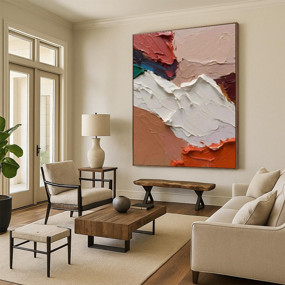 Textured Color - mix Abstract Painting ADGE263