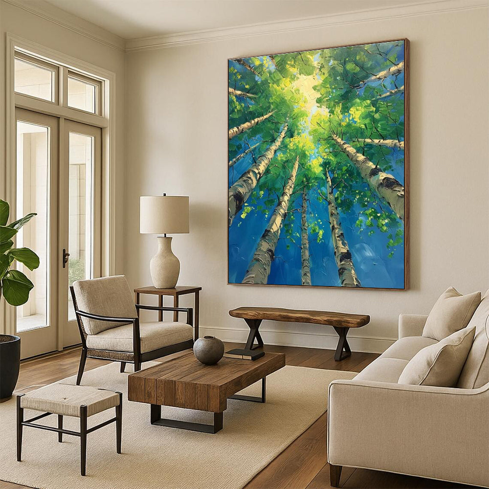 Gargantuan Custom-Formulated Handmade Abstract Canvas for Office & Dining Room DLZ2252