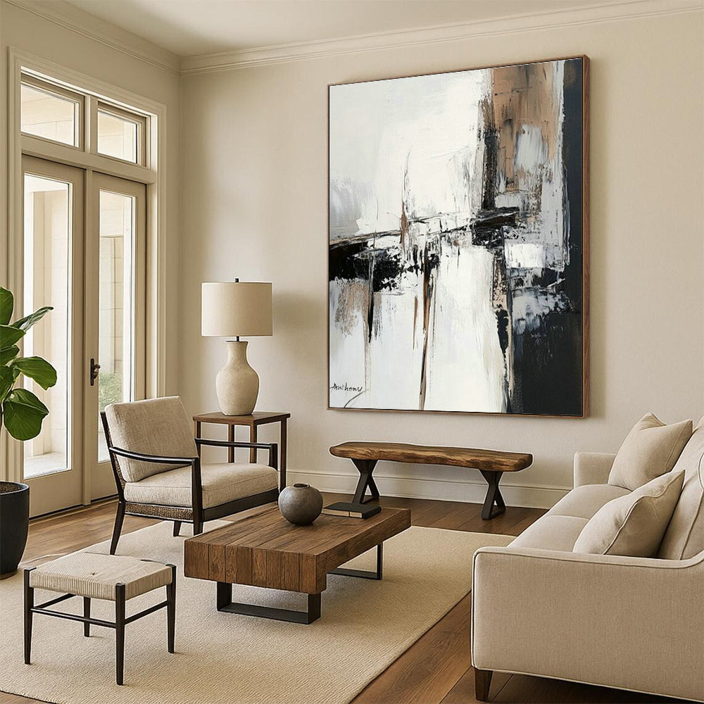 Hand-Crafted Abstract Wall Decor for Cottage Office & Bedroom DLZ1666