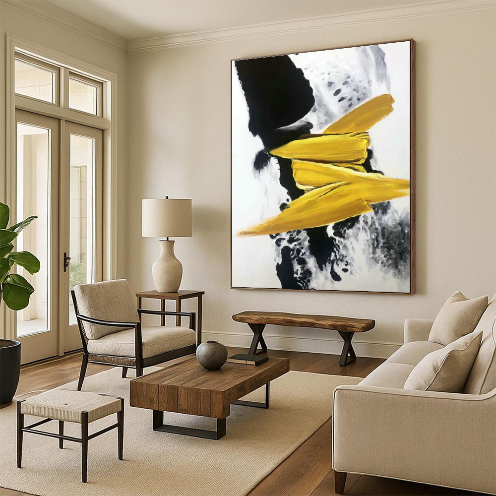 Tremendous, Noise - Canceling Custom Hand - Painted Abstracts for Dining Room Peace DLZ0481