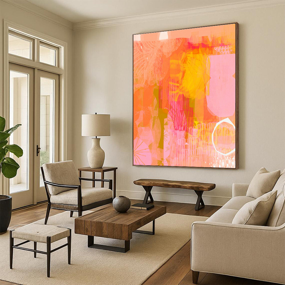 Custom Abstract Paintings for Bedroom and Entryway DLZ0642