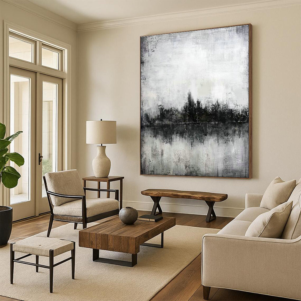 XX - Large, Tailored Handmade Abstract Canvas Art for Hallway & Office DLZ2054