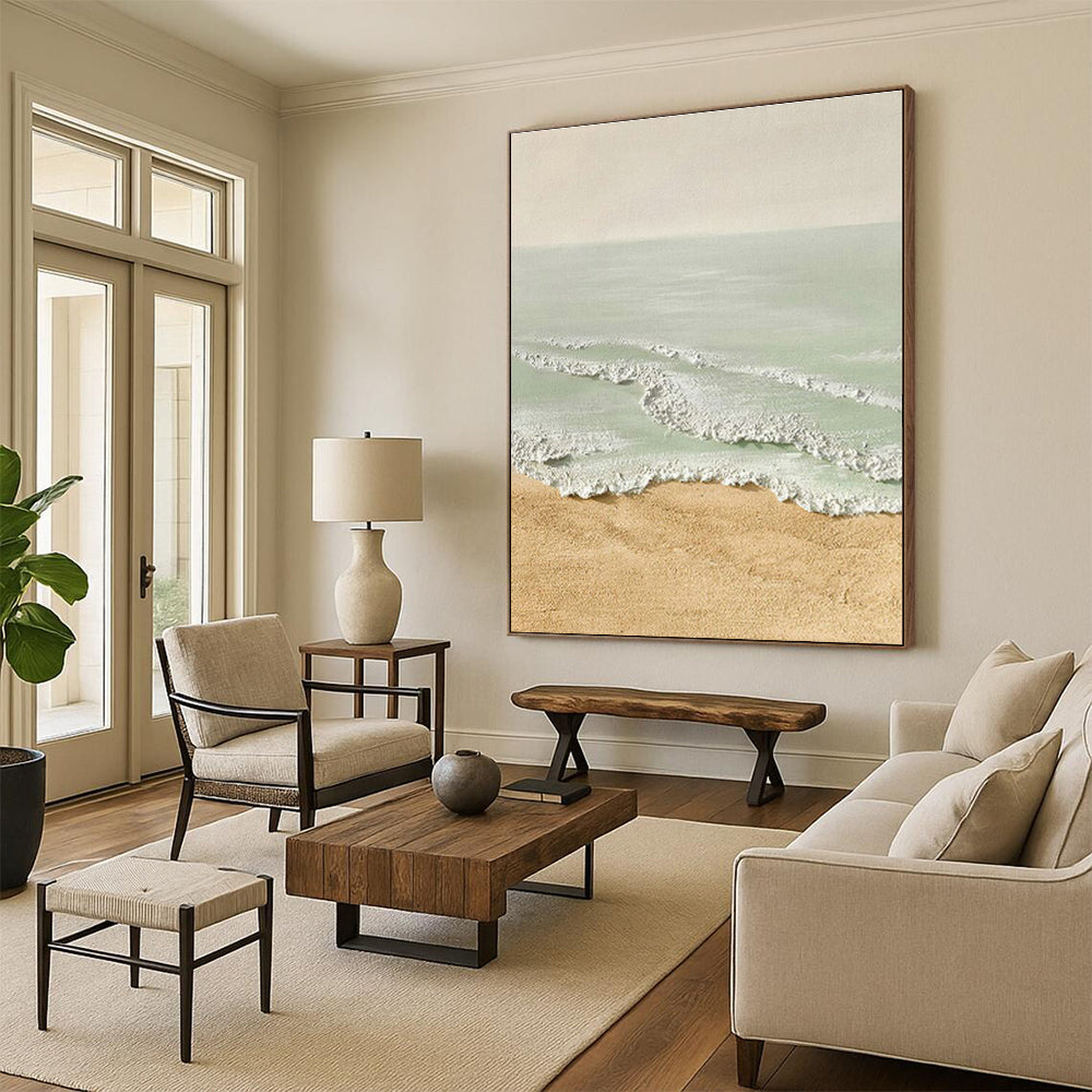 Colossal Custom-Designed Handmade Abstract Wall Art for Cottages & Living Room DLZ2189