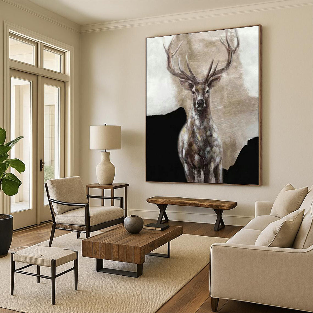Massive Custom - Fit Handmade Abstract Canvas for Living Room and Bedroom DLZ2162