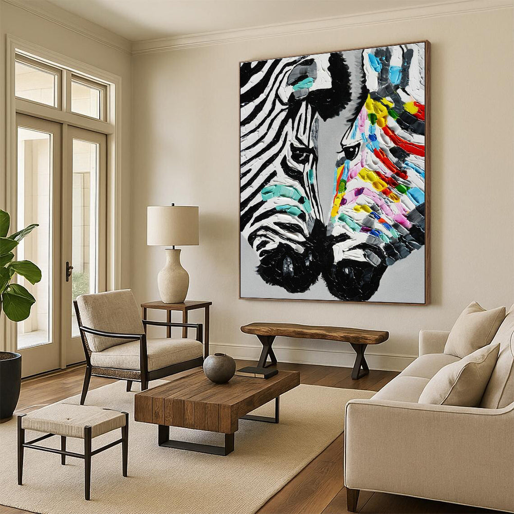 Gargantuan Custom-Tailored Hand Painted Abstract Art for Bedroom & Entryway DLZ2245