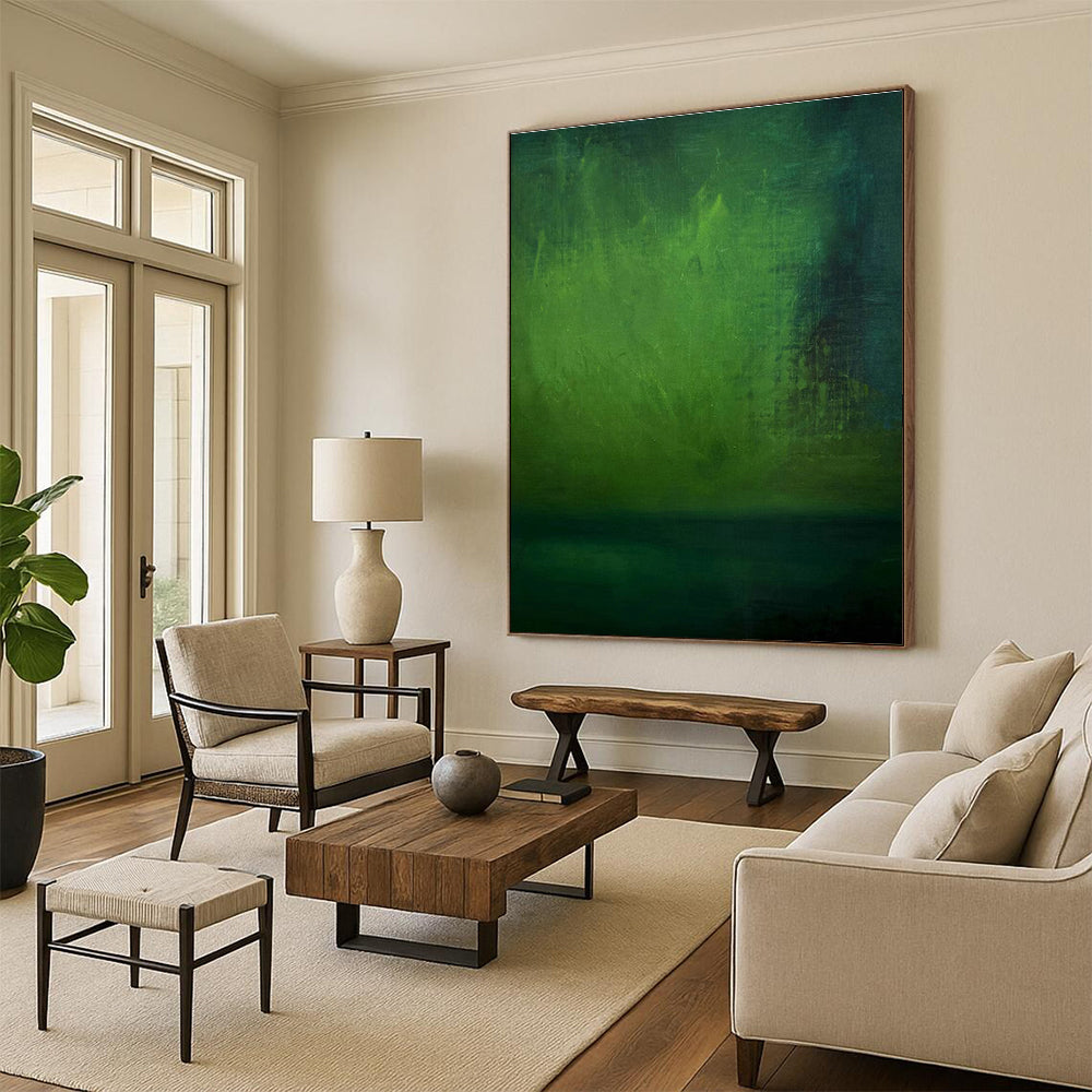 Large Handmade Abstract Canvas for Bedroom & Cottage Hallway DLZ1195