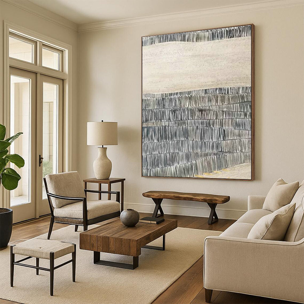 Hand-Crafted Abstract Wall Decor for Living Room and Cottage Office DLZ1606