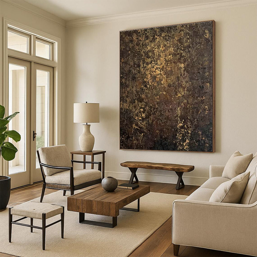 Vast - Dimension Custom Abstract Art for Cottage Living Room Fire Pits & Office Outdoor Break Areas DLZ0742