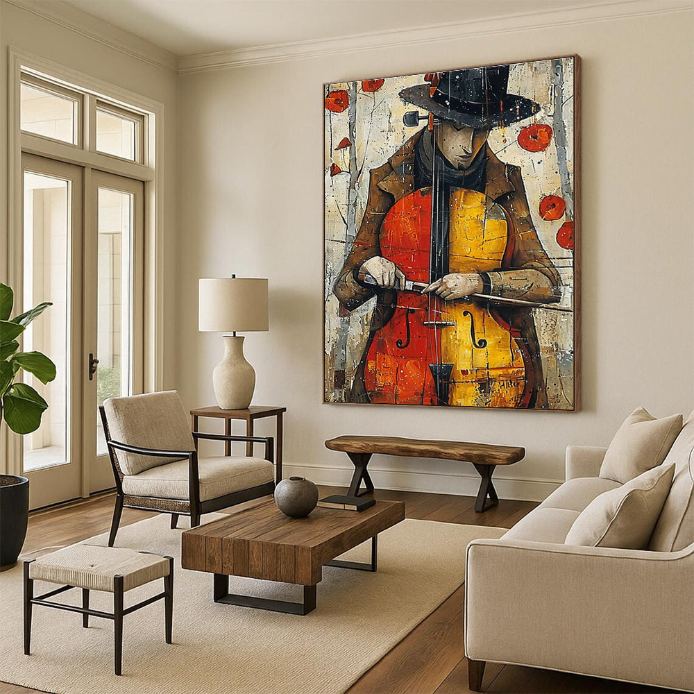 Immense Custom - Fit Hand Painted Abstract Artwork for Bedroom & Living Room DLZ2232