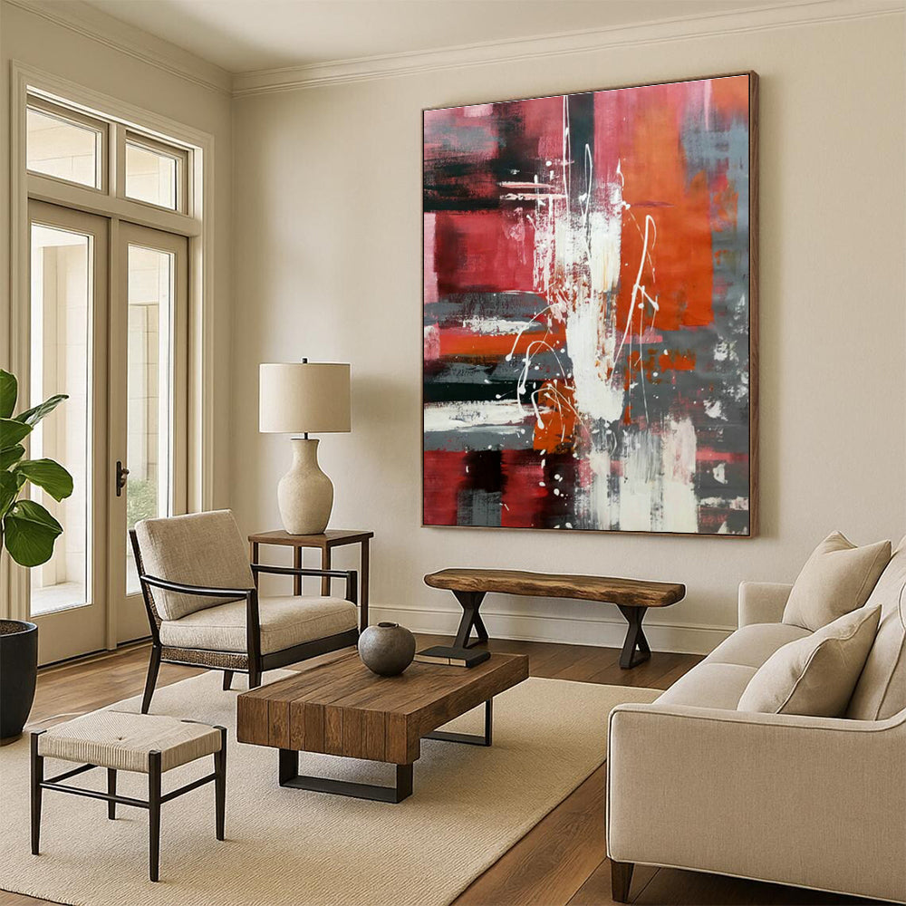 Super - Immense, Smart - Fabric - Embedded Custom Abstracts for Dining Room Elegance DLZ0492