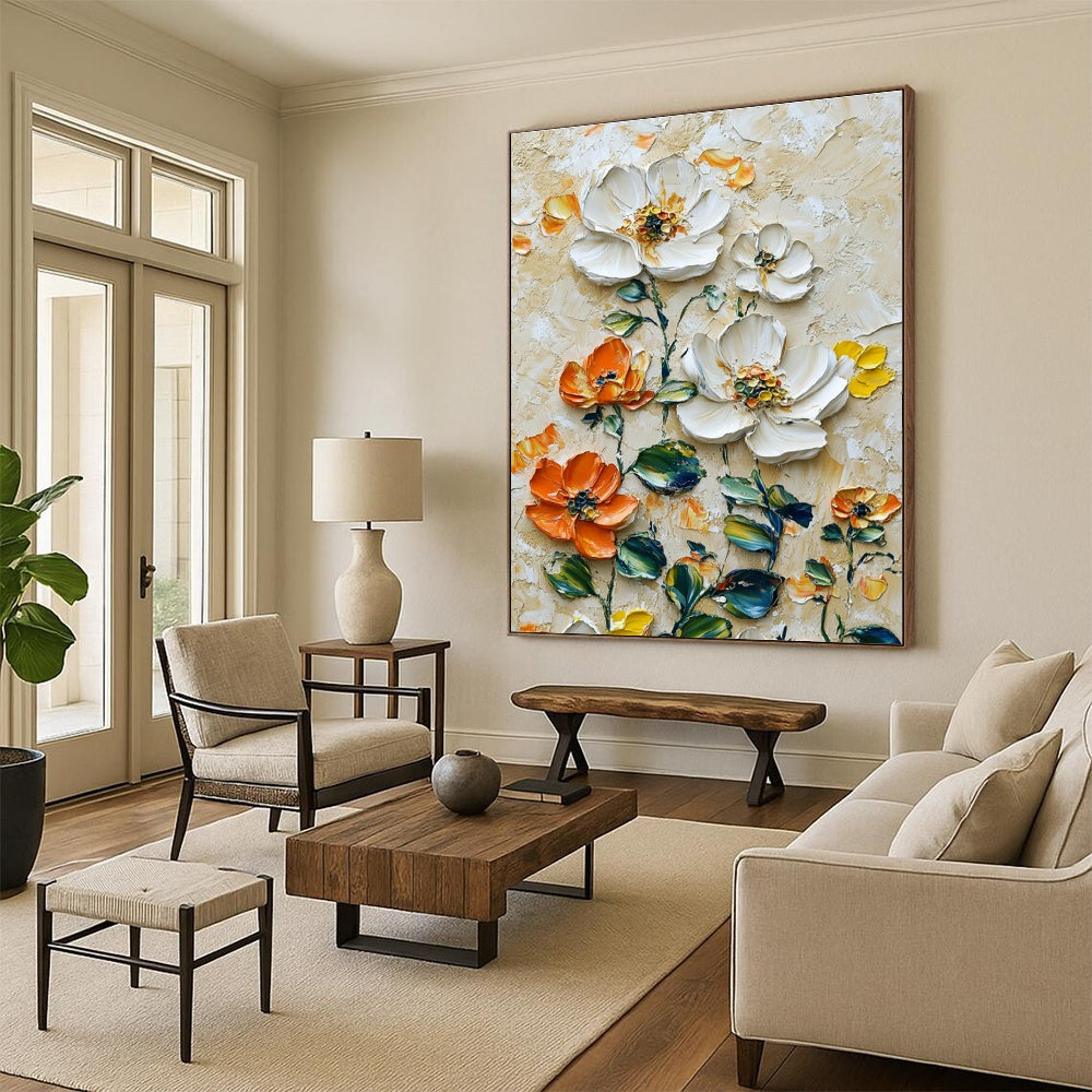 Enormous Custom Abstract Canvases for Living Room Entertainment Walls & Office Training Center Halls DLZ0732