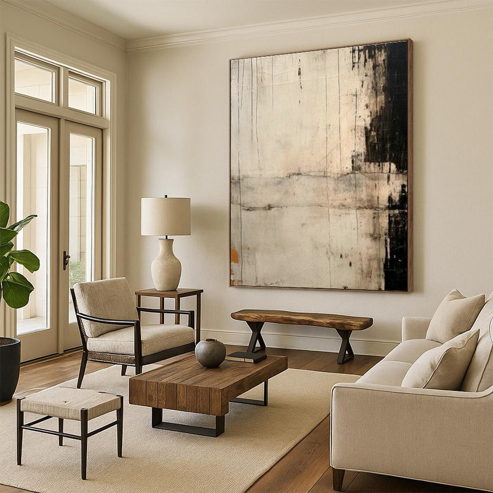 Customization of Large - sized Hand - Painted Abstract Paintings for Office, Stimulate Innovative Thinking DLZ0374
