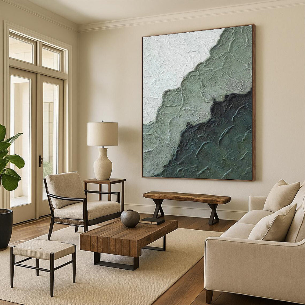 Large Hand-Crafted Abstract Painting for Bedroom & Dining Room DLZ1219