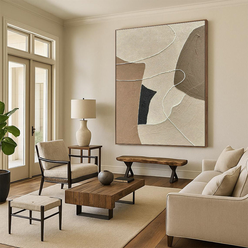 Handmade Abstract Wall Art for Bedroom and Office DLZ1499